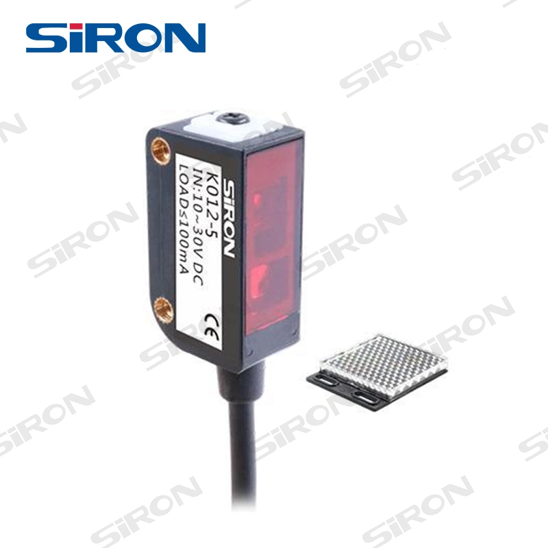 Siron K012-6 Specular Reflection Type Sensing Distance 4m NPN/PNP Infrared LED Photoelectric Sensor