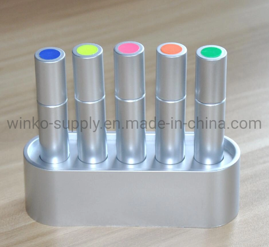 Promotional Gift 5PCS Base Holder Highlighter Pen for Office Supply