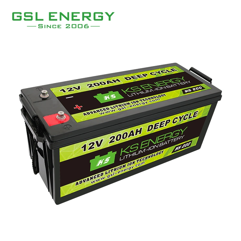 Gsl Energy LiFePO4 Battery Pack 12V 100ah 200ah 300ah Lithium Ion Battery with 3000 Cycles for RV Camping Car Boat Truck