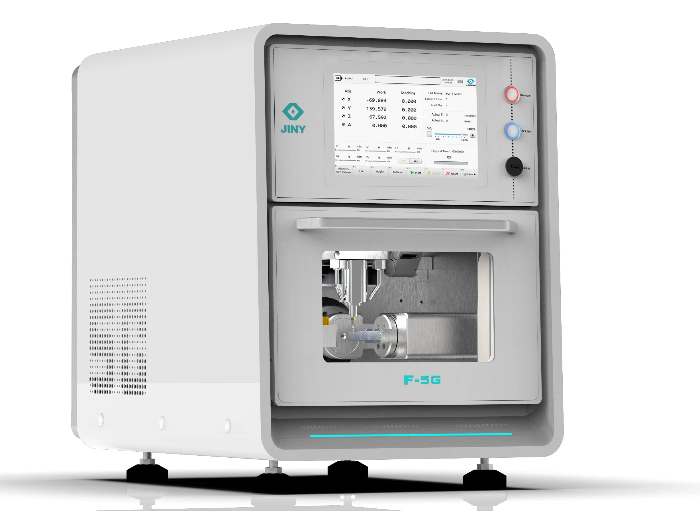 5-Axis Dental Clinic Nassschleifmaschine für Glas Keramik