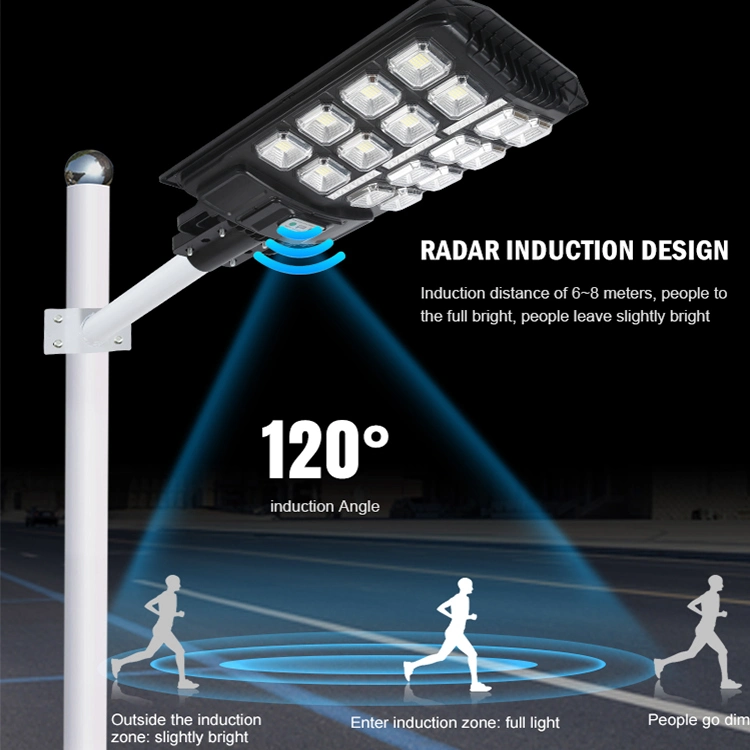 Yaye 2021 الأكثر سخونة بيع 100 واط 200 واط 300W 400W Solar Street مصابيح الحديقة الديكور نظام الطاقة توفير الطاقة جهاز استشعار المنتجات المنزلية أمن مع مخزون 500PCS