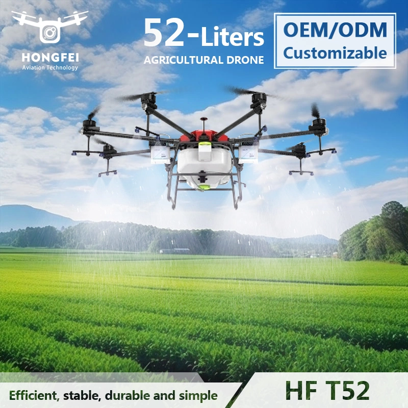 52L Capacity Foldable Agri Agro Drone Spraying Agricultural Sprayer Uav for Pesticide Spraying