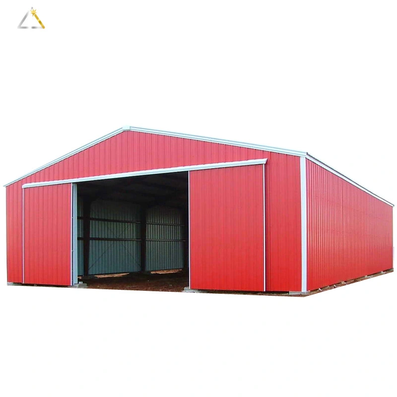 Canada Standard Industrial Prefab Steel Structure Farm Barn Shed Metal Building Storage with Insulation Panels