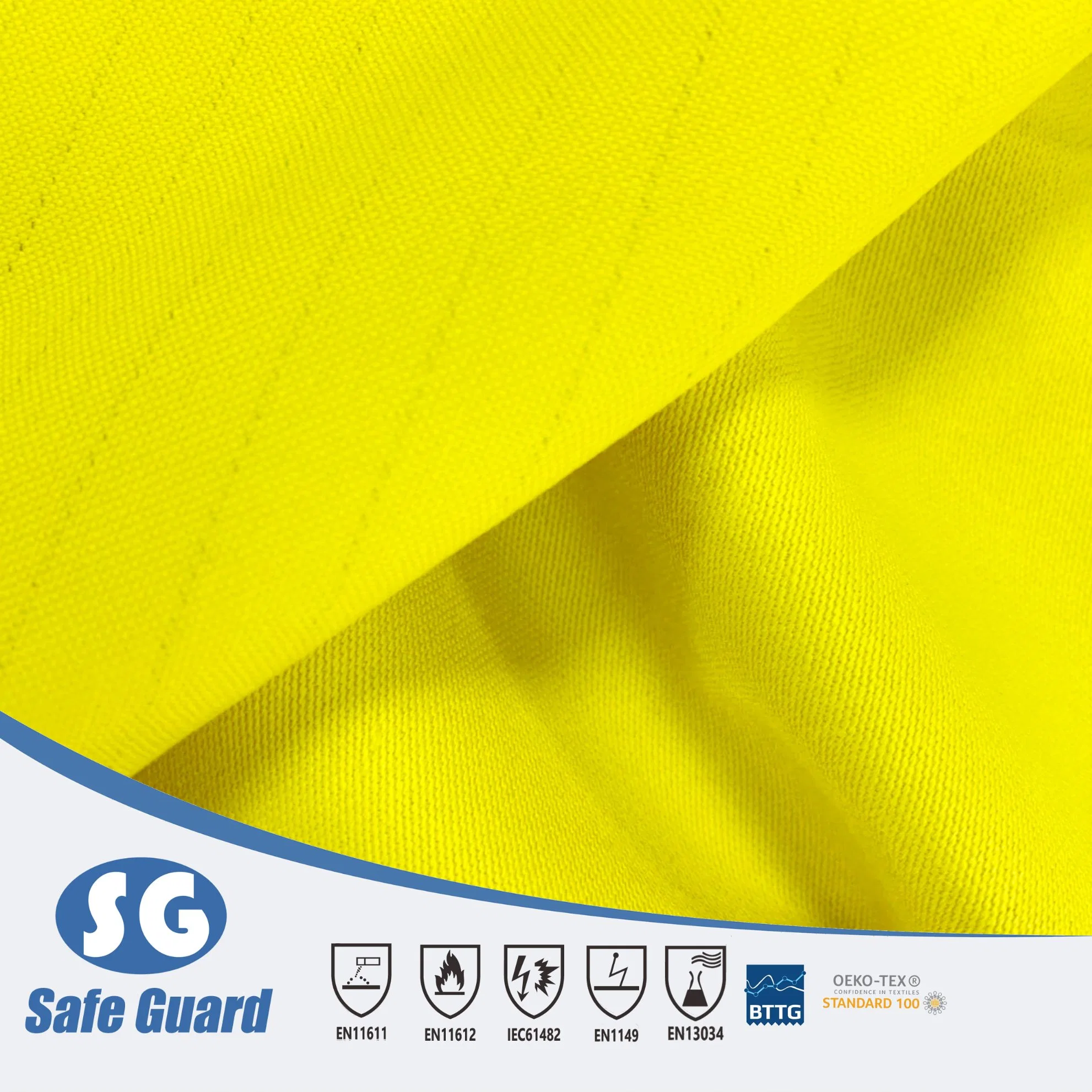 280GSM Fireproof Anti Static Chemical Proof Twill Fabric for Safety Uniform