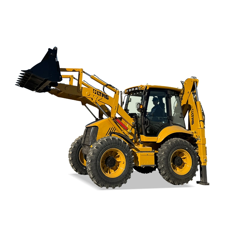 2024 Ltmg CE Certification 4WD Diesel Front End Backhoe Loader with H Leg