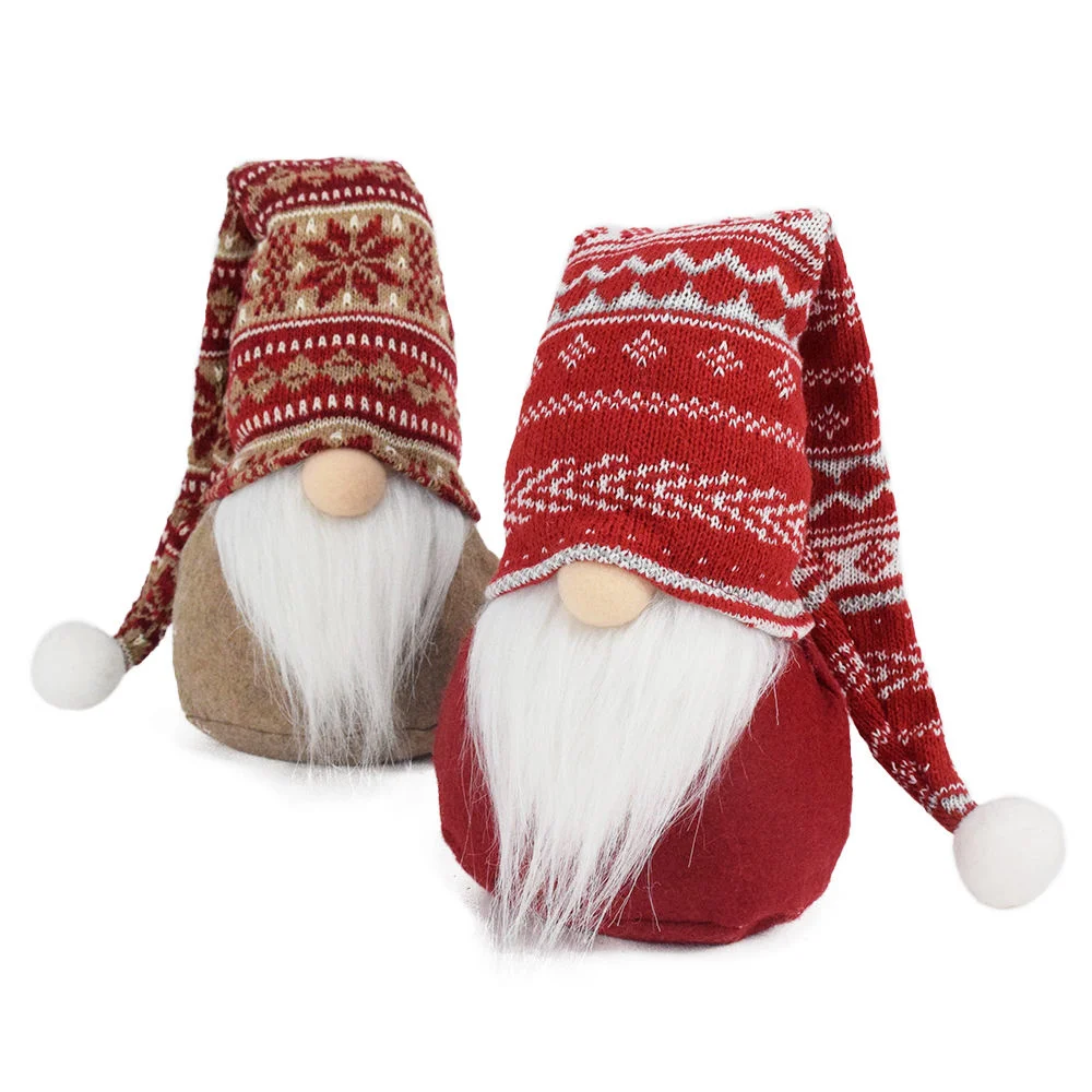 Navidad decoración Artesanía Fiesta Casa punto Gonk Plush Gnomos Ornaments