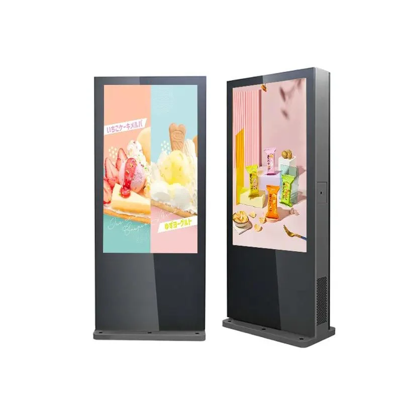 Jewelry Clothing Outdoor Vertical Advertising LCD Display for Promoting Skin Care Products