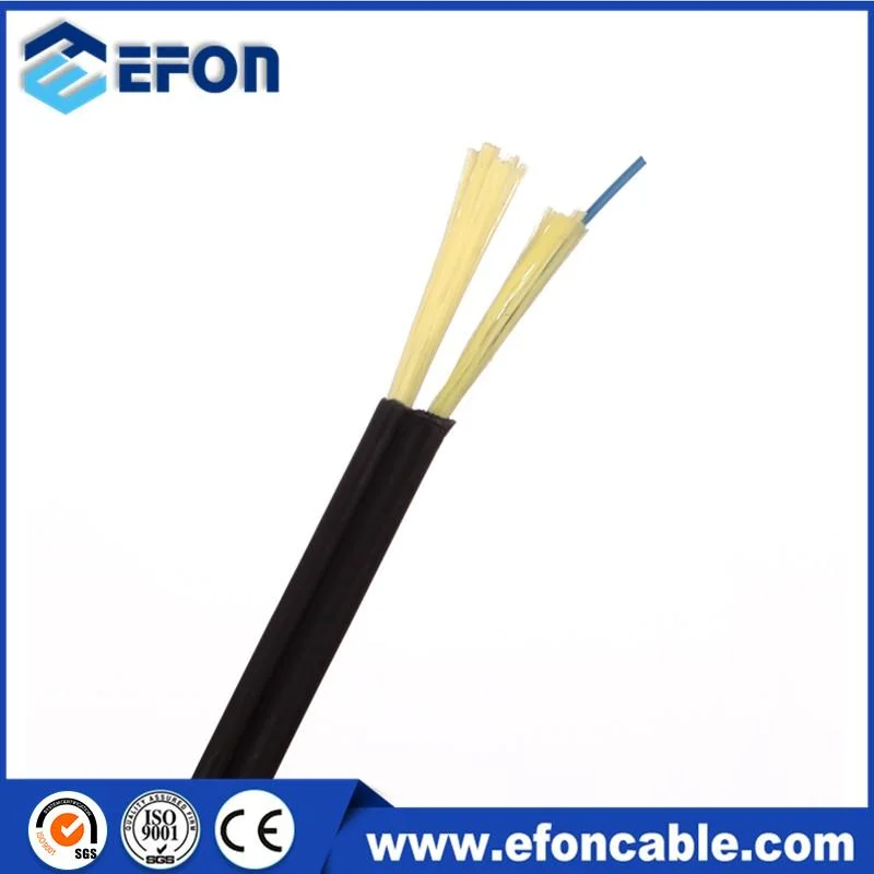 1 Core Fiber Optic Equipment Slef-Supported Tight Buffer Round Drop Cable for FTTH Optic Fiber Cable