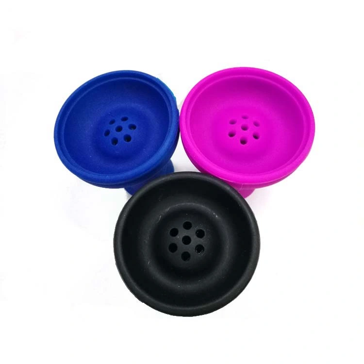 Factory Hotsale Silicone Hookah Bowl Black Color Big Hole Hookah Silicone Bowl