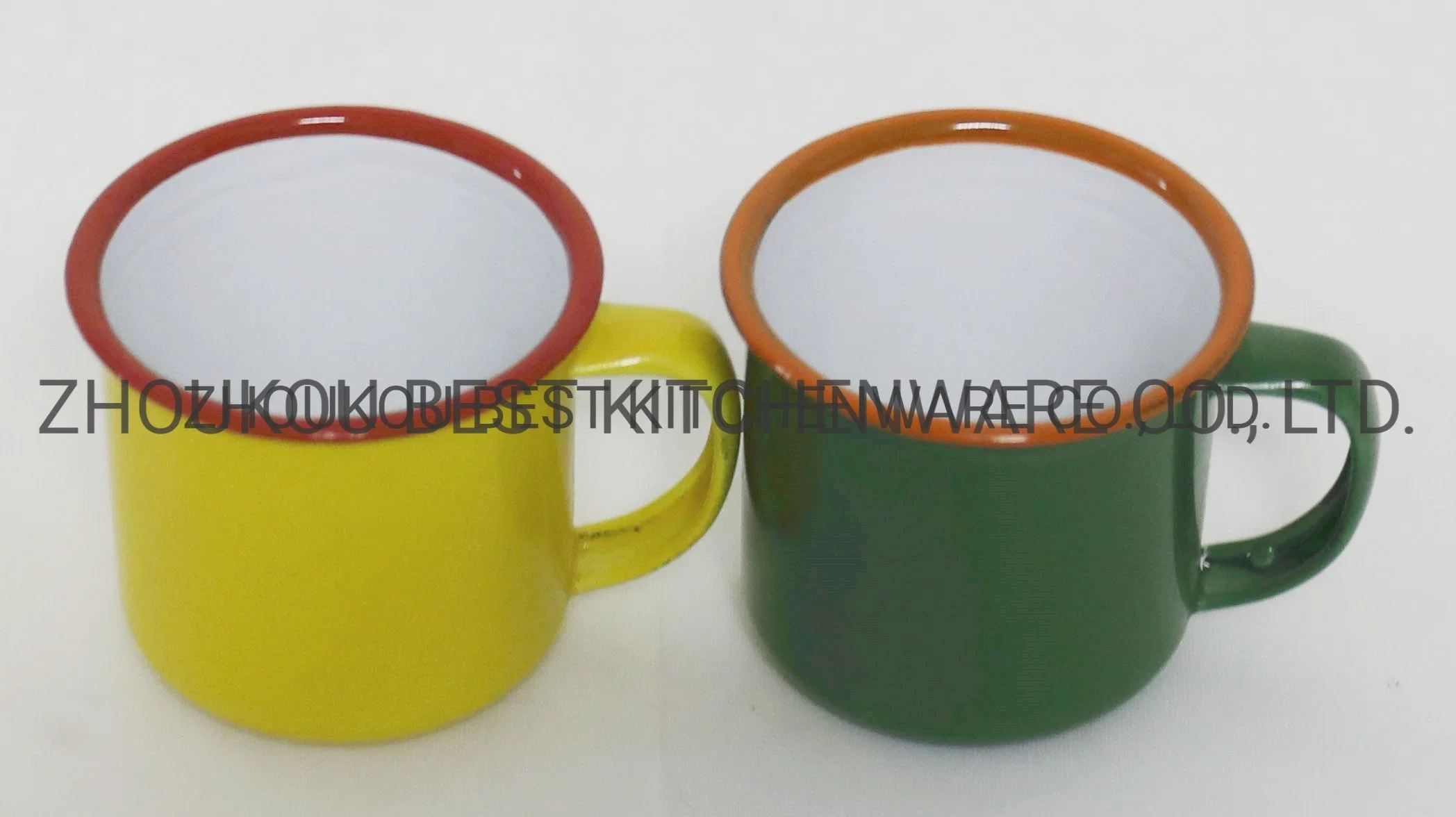 Simple Style Enamel Mug Solid Enamelware Cup