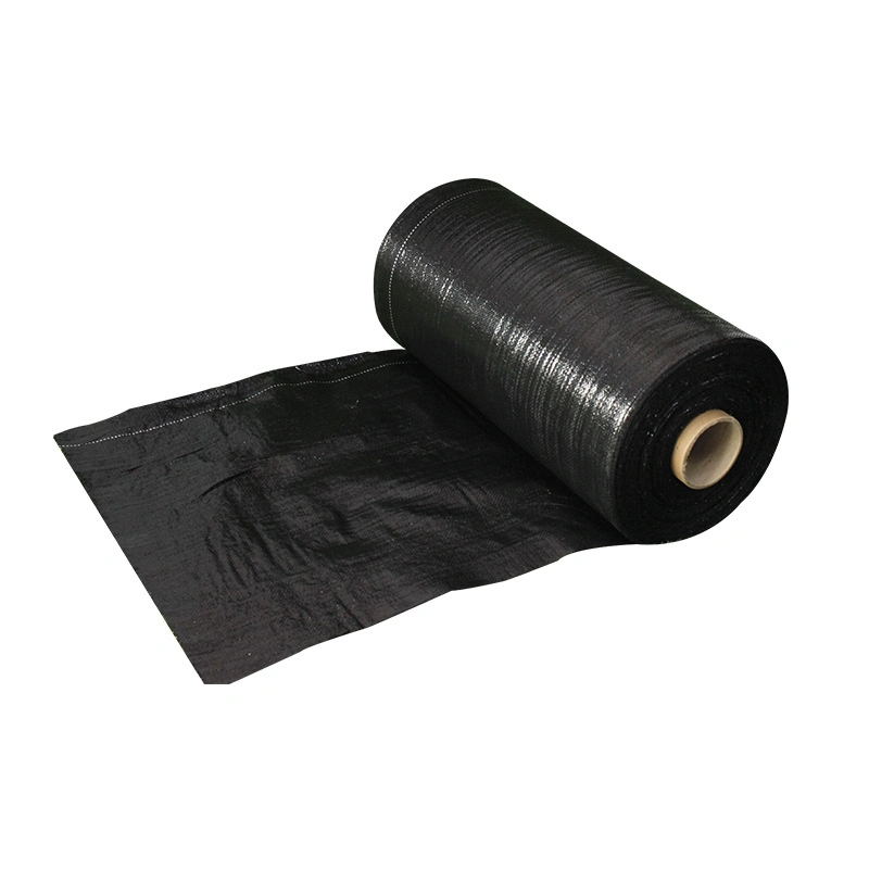 Black Customize PP Fabric Anti-Grass Cloth Plant Weed Mat Ground Cover