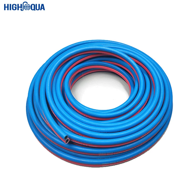 Grade T Heat Resistant Twin Welding Rubber Hose for Gas