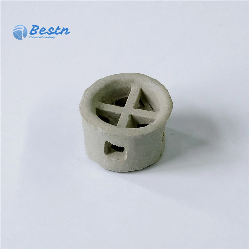 25mm 50mm 76mm Ceramic Cascade Mini Ring for Distillation Column Tower Packing