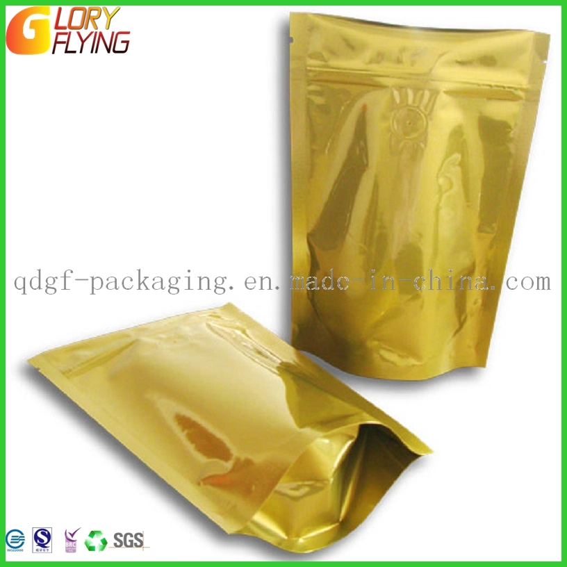 Coffee Plastic Bag, Flat Bottom Eight Side Seal, Fruit Zipper Bag Candy Transparent Window, Coffee Ziplock Bag