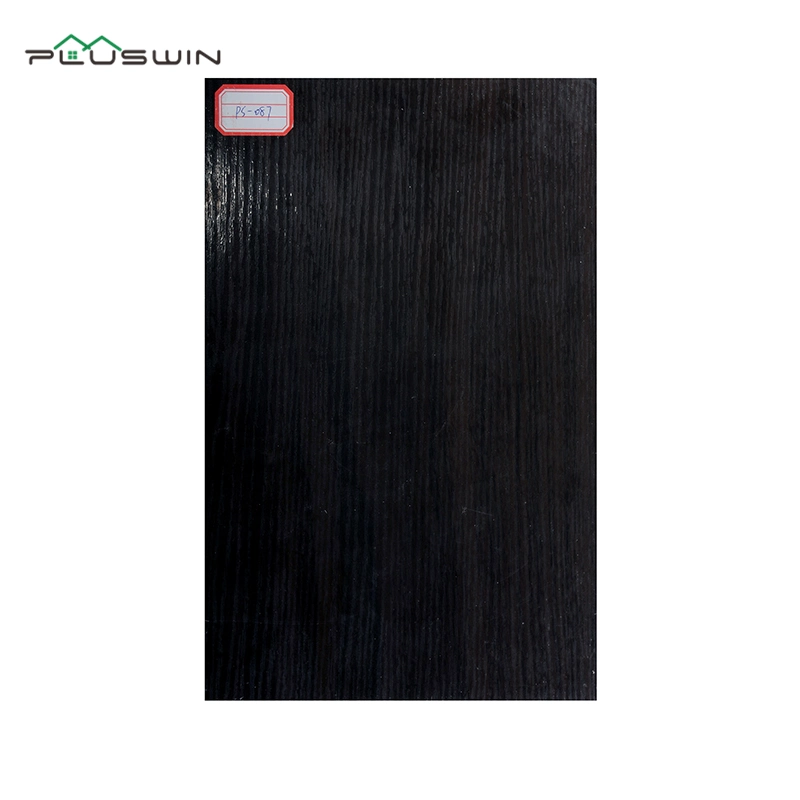 Flat Decoration Parts 1220X2440mm Black Wood Plastic Profile Decorative PVC Celuka Board