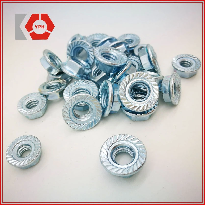 DIN6923 Carbon Steel Hex Flange Nuts Hexagon Head