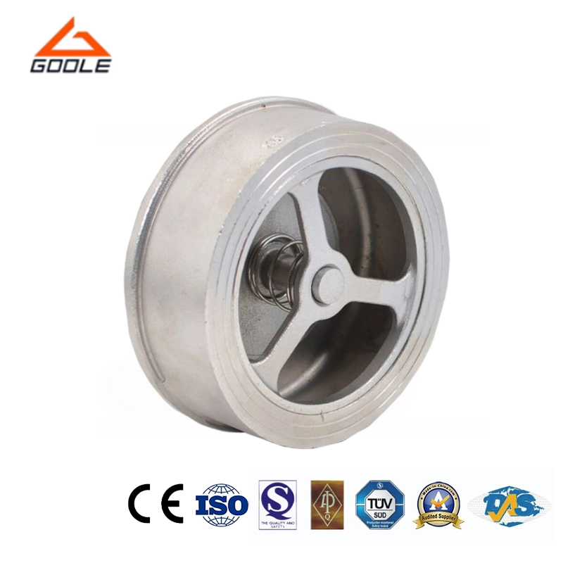 API 594 Stainless Steel Wafer Type Single Plate Swing Check Valve