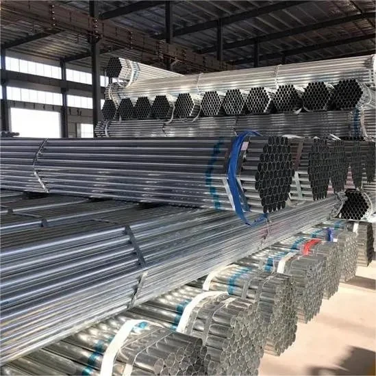 DN15 to DN250 Od Carbon Steel ERW Plastic Pipe or Iron Protector Galvanized Coated Round Tube 1to10mm Thick Factory Price
