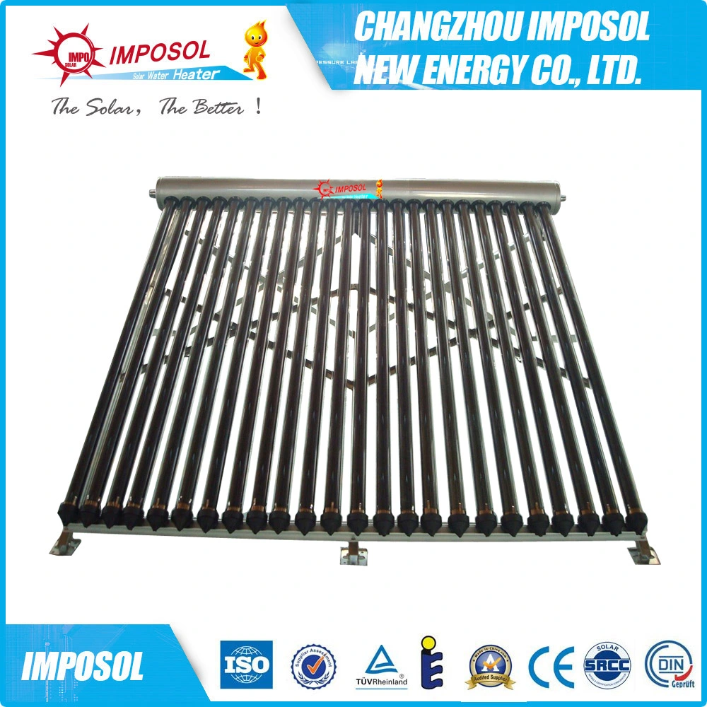 Non-Pressurized Solar Water Heater with aluminum Alloy Flame