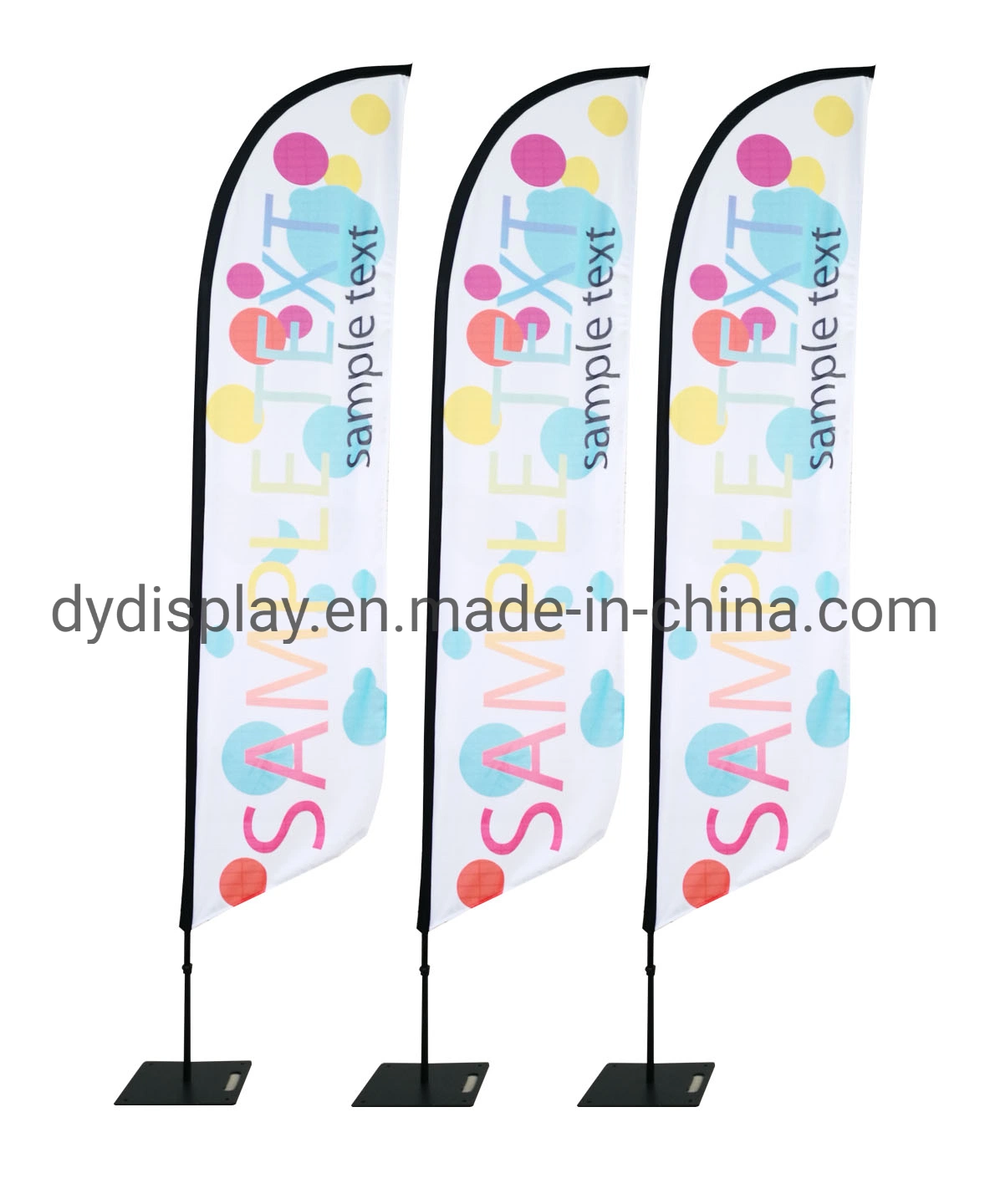 Double Sides Logo Printed Polyester Flag for Promotion