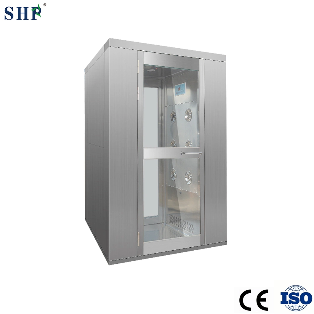 Laboratory Air Shower Clean Room One Person Portable Air Shower 304 Stainless Steel Air Shower Room Clean Room Automatic Air Shower Air Shower Equipment