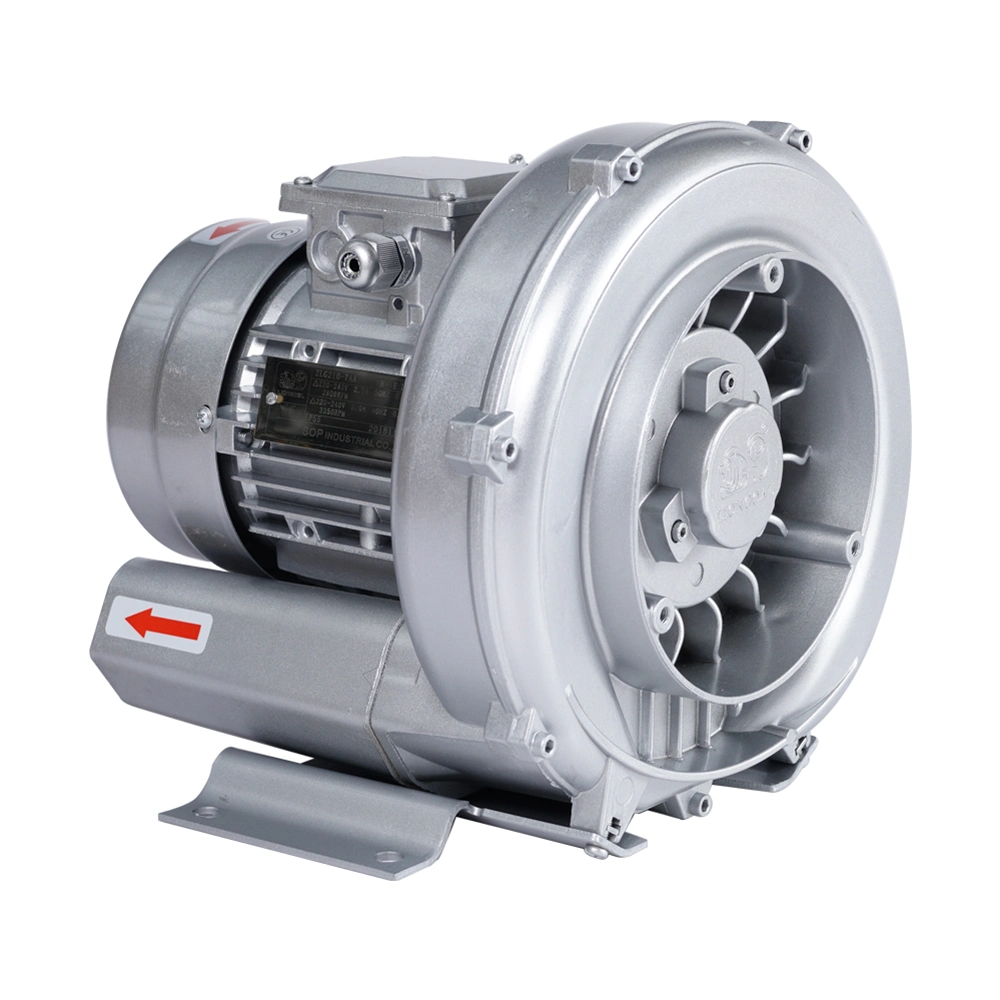 Factory Supply 0.5HP Single Stage Turbine Compressor High Pressure Electric Aeration Mini Ring Blower