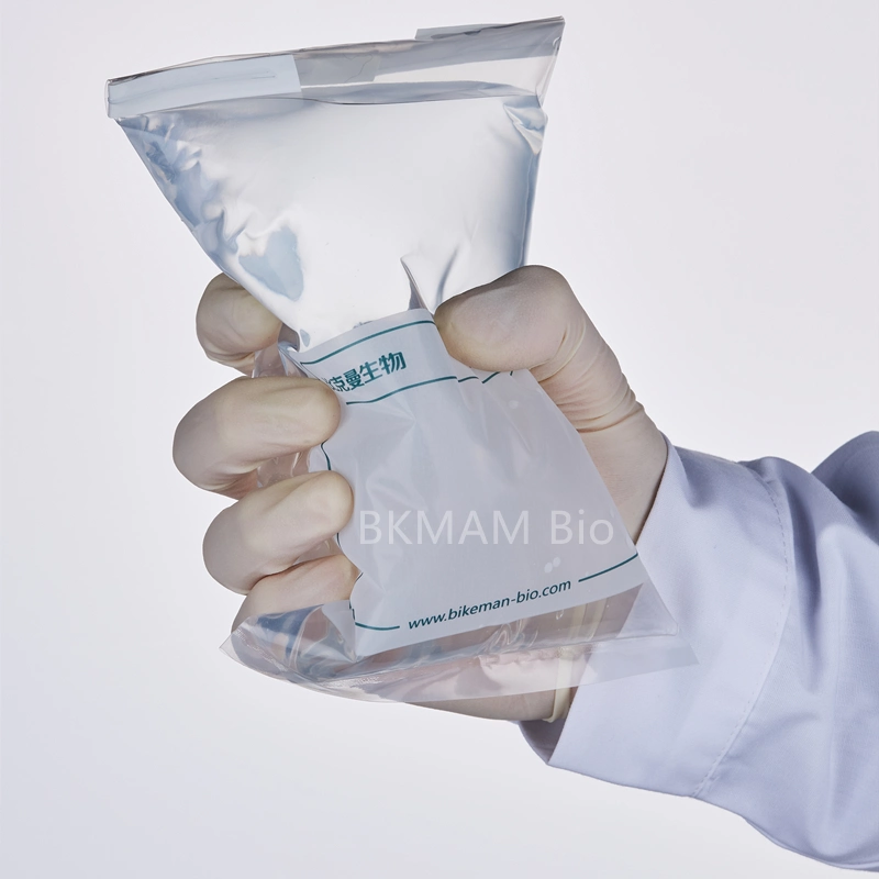 Screw Cap Water Sampling Bag Sterile Sample Bags 500ml PE Composite Sampling Bag with Sodium Thiosulfate Environmental Inspection Sampling Bag