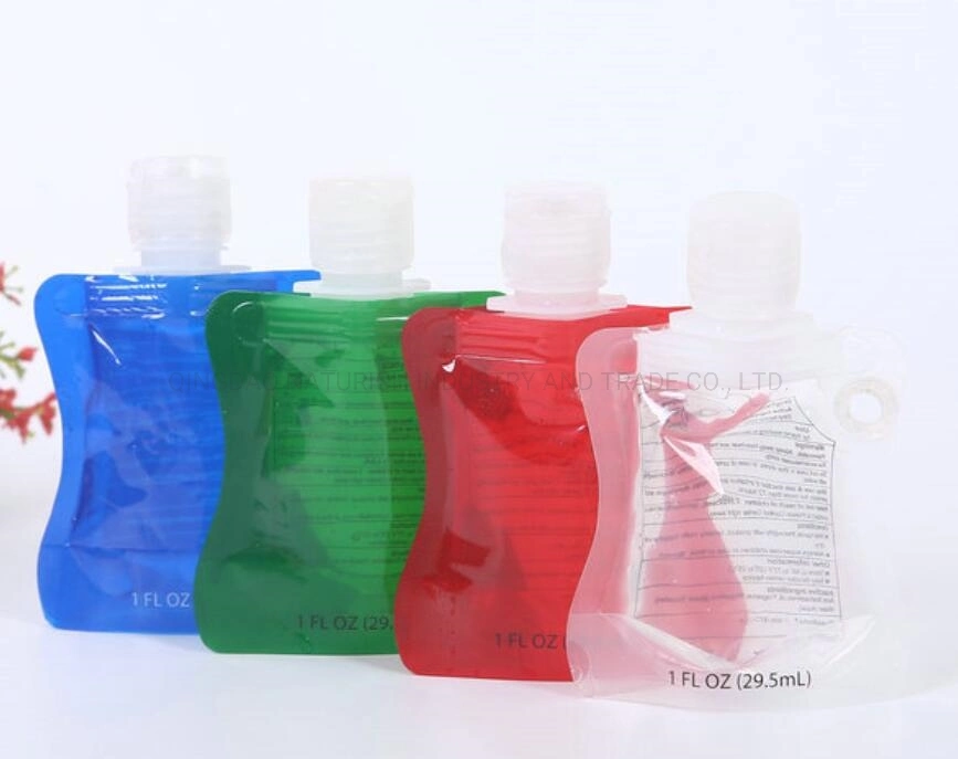 100ml Transparent Hand Sanitizer Stand up Spout Pouch