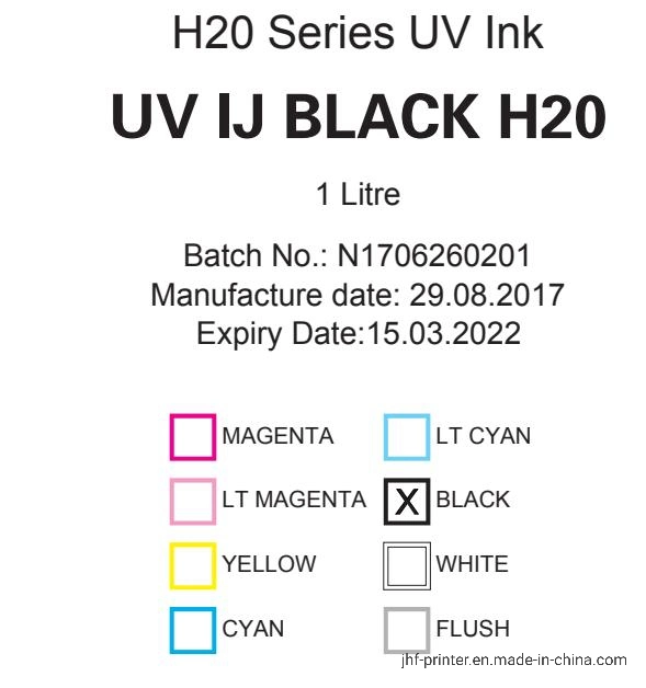 Tinta de sublimação tinta UV/tinta de limpeza para cabeça de impressão Kyocear/Konica/Richo (Promoção interna de líquido de limpeza de tinta UV agora)