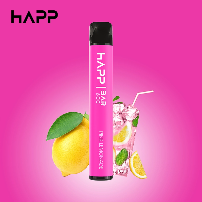 Wholesale/Supplier OEM Brand Mini E Cigarette Happ Bar 600puffs Disposable/Chargeable Vape Electronic Cigarette