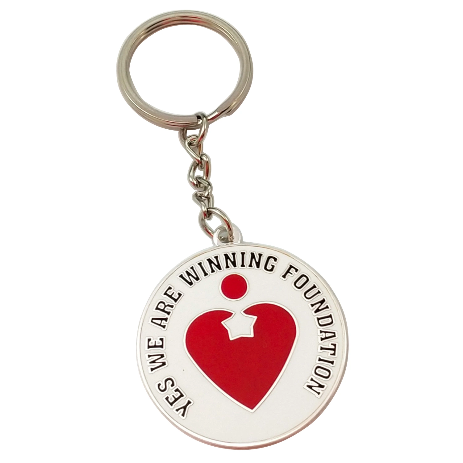 Wholesale/Supplier Custom PVC Heart Key Chains Personalized Gift Rubber Craft Key Ring Christmas Souvenir Promotional Gift Key Fob with Design