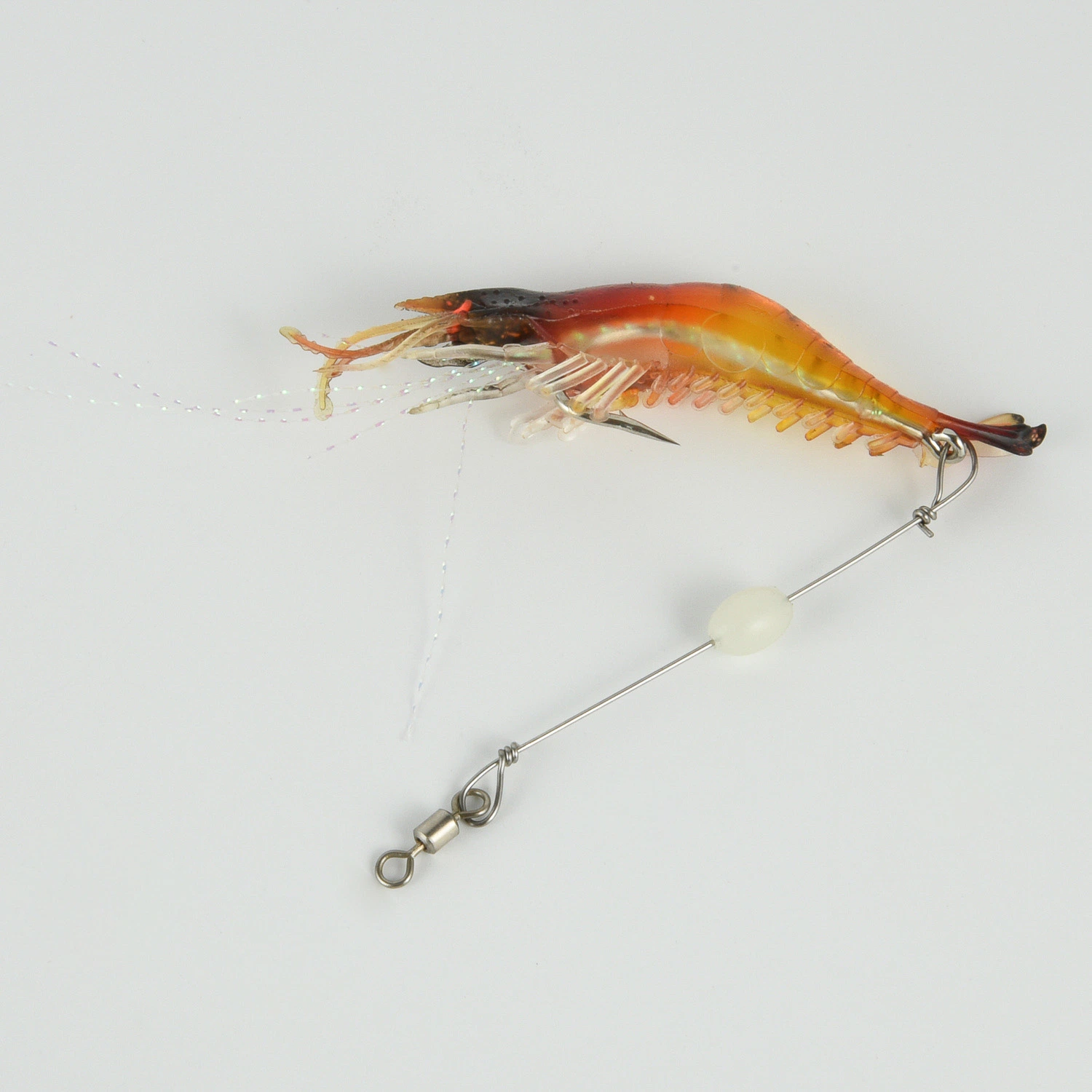 TPE-3D Shrimp Lure Weedless Panic Hollow Shrimp