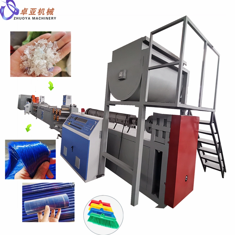 PP Pet Plastic Brooms Brush Yarn Monofilament Extruder Line Pet Brooms Bristle Making Machine