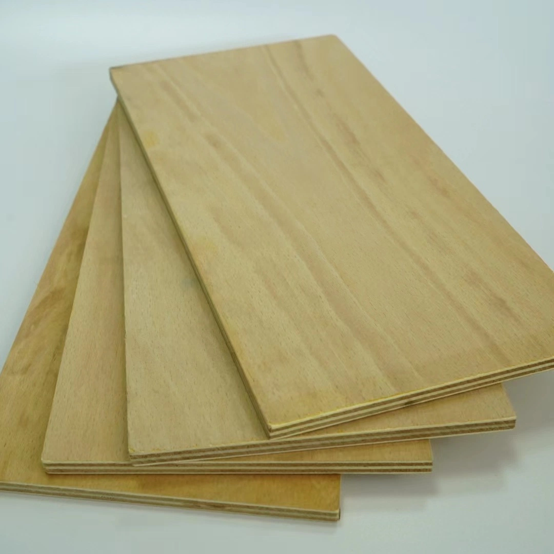 Eucalyptus Core Okoume/Birch Wood Veneer Faced Commercial Plywood Used for Building