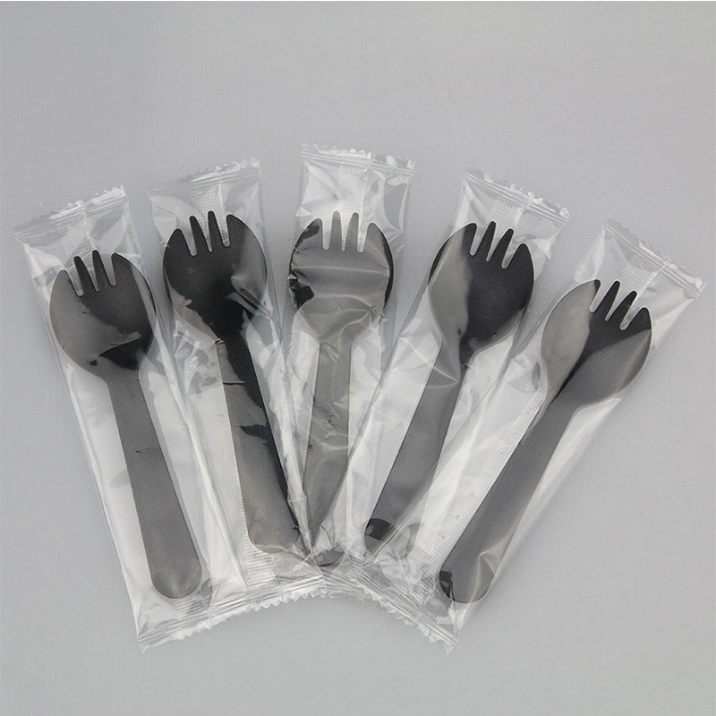 Comida para llevar servilletas desechables cubiertos Set tenedor cuchara cuchillo palillo de dientes Alimentación automática y de la máquina de embalaje