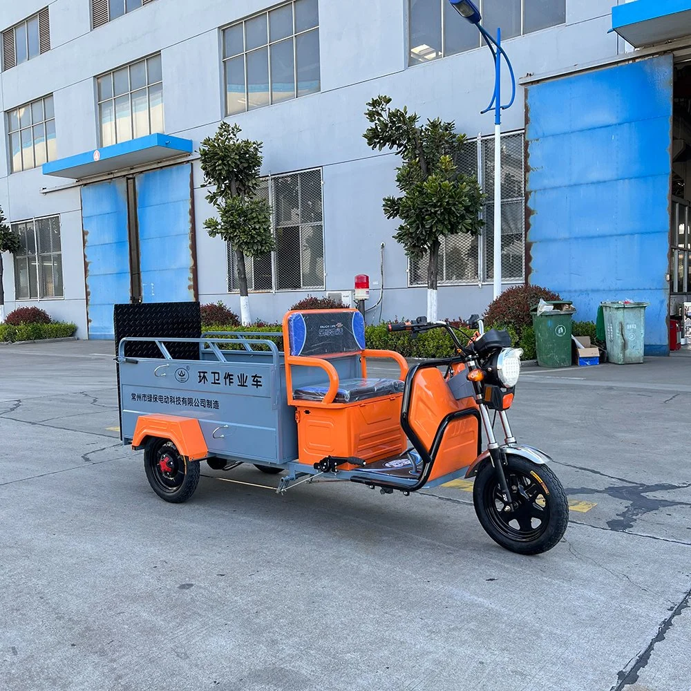 Electric Double Bucket Garbage Refuse Tricycle Truck in Large-Scale Exhibition Centers