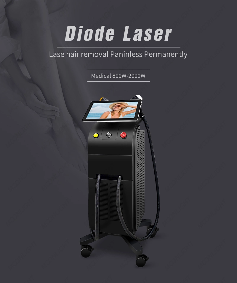 Recommend Big Power Professional Permanent Beauty Salon Diode Laser Hair Removal Machine