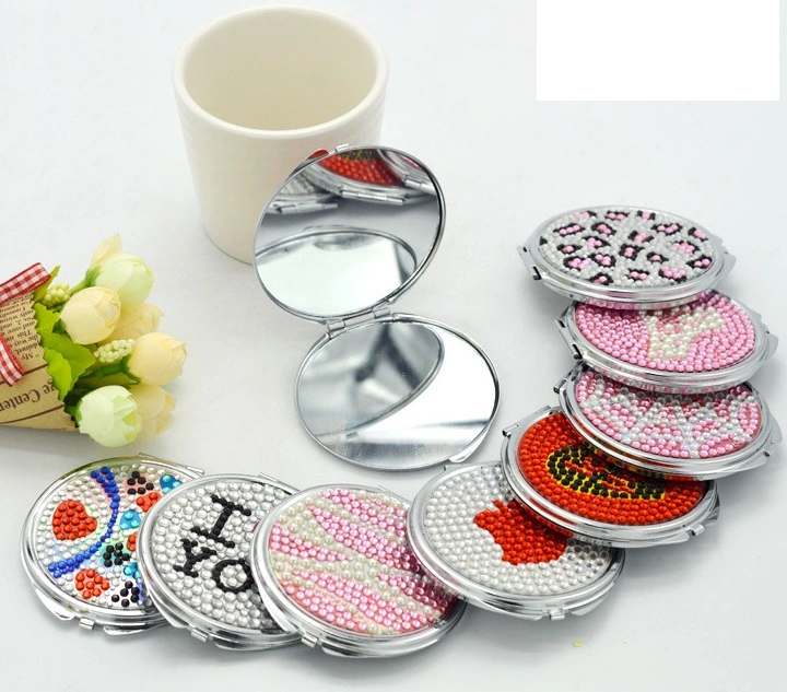 Aluminium Compact Mirror Round Shaped