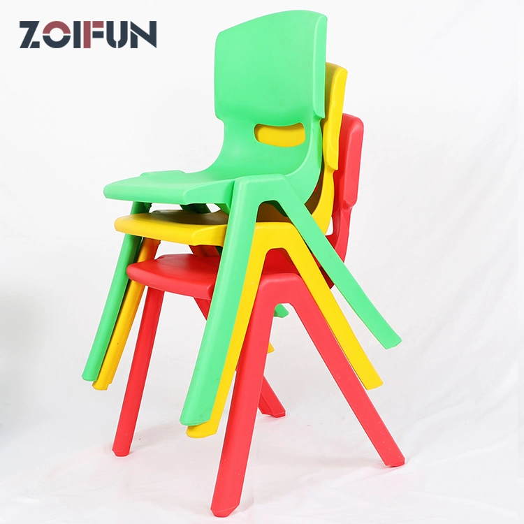 PP PE Safe Environment School Child Kid 2 Ages to Adult Study Play Plastic Stacking Colorful Chair