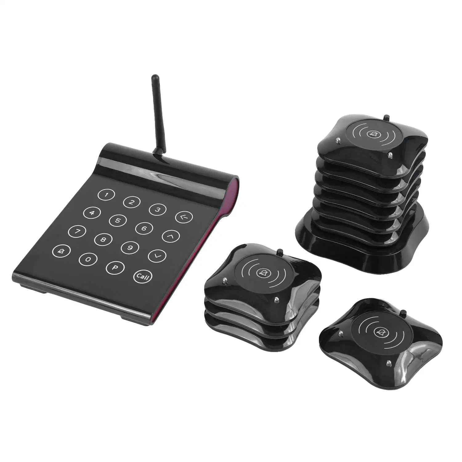 Restaurant 433MHz RF Customer Calling Systems Long Distance Pager System