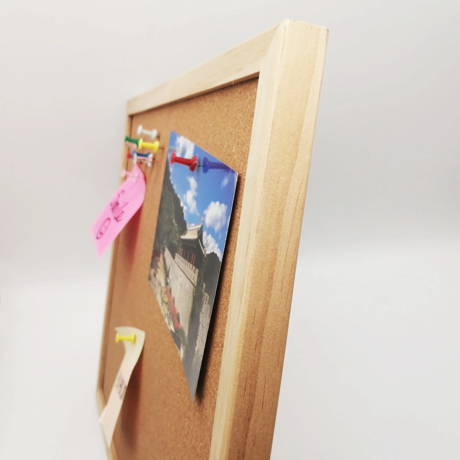 Office Home Hot Sale Wooden Frame Message Board Bulletin Board Message Push Pin Cork Board
