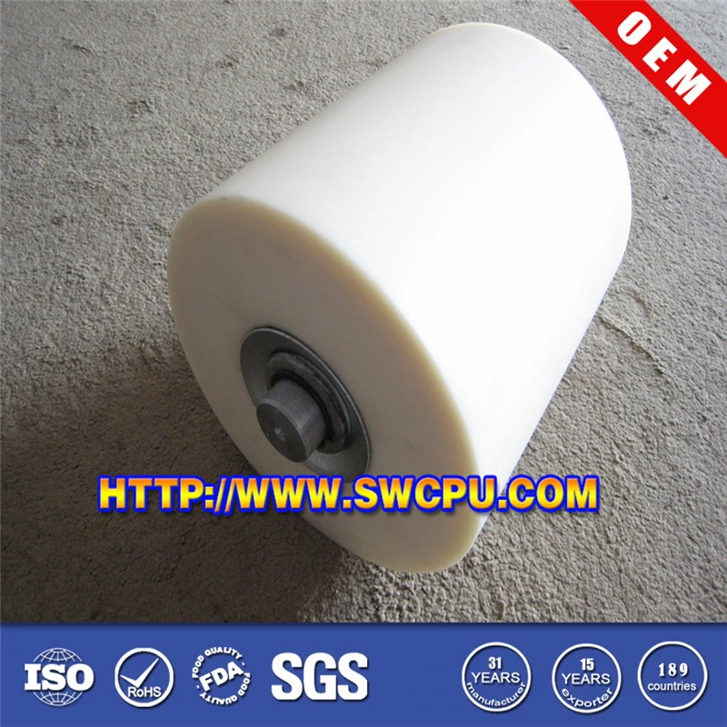 Custom Service Replacement White Rubber Bonded to Metal Roller Neoprene Rubber Rolls