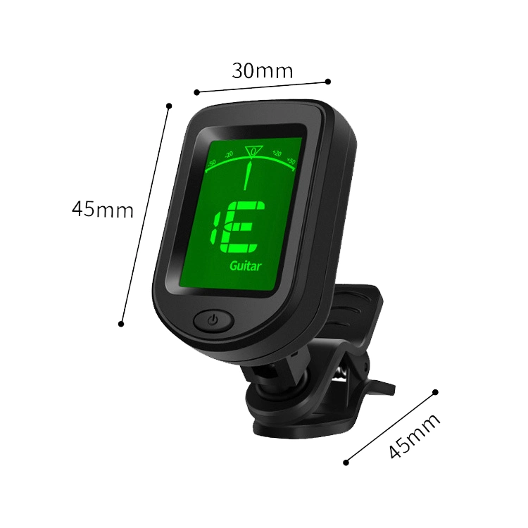 Cheap Factory Price Guitar Accessories Chromatic Clipon Metal Plastic Electric Bass Tuner Violin/Ukulele Tuner Digital Guitar Tuner Made in China