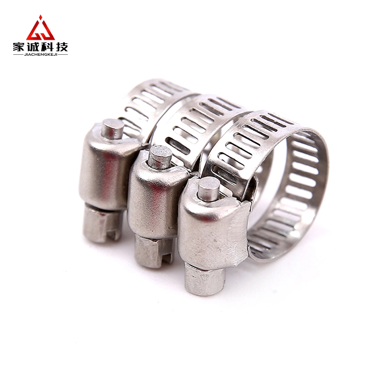 Stainless Steel 8mm Bandwidth Small American Type Hose Clamps