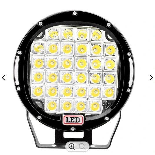 9 polegadas, 96 Watt de Luz de Trabalho LED carro fora de estrada 12V Ronda Alta potência de luz de trabalho Automático 4X4 Lâmpada de condução Marinho