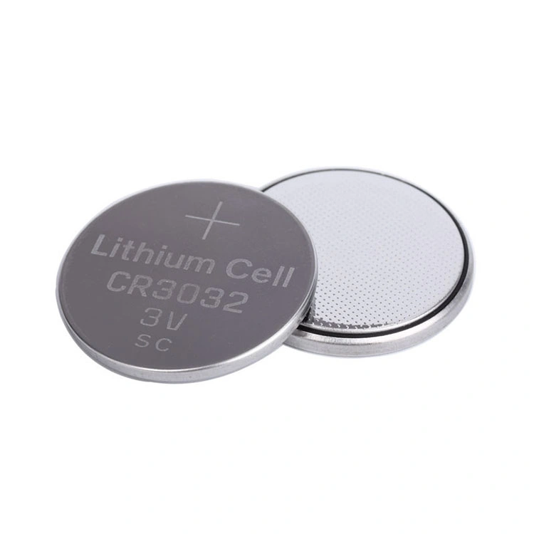 3V Cr3032 Lithium Button Battery with Excellent Discharge Stability