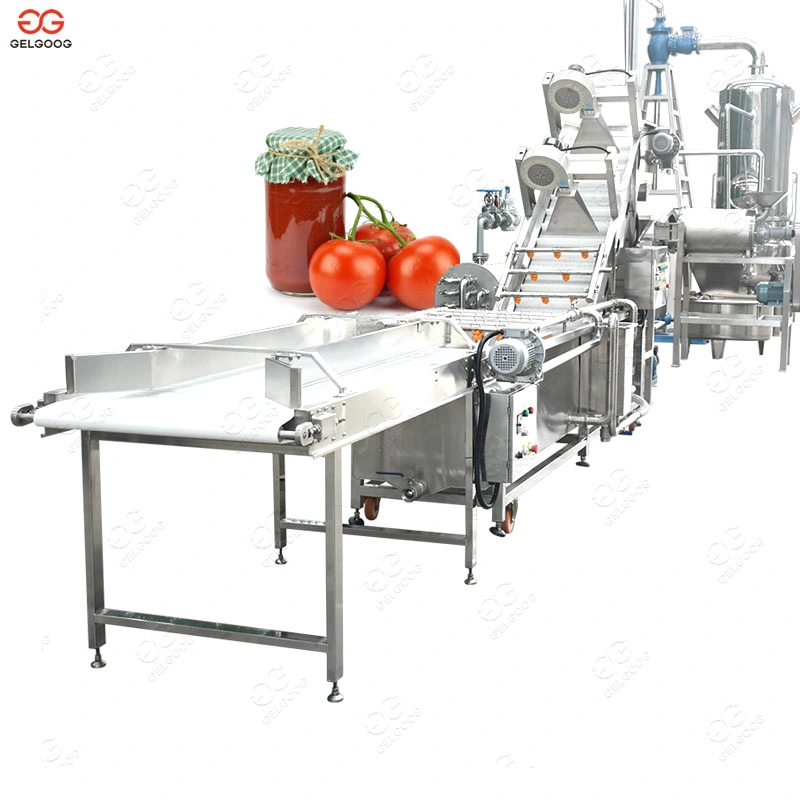 Commercial Tomato Ketchup Production Line Tomato Sauce Plant Machinery Tomato Sauce Making