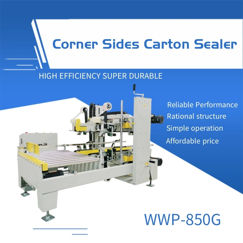 Carton Edge Sealer Machine/H Type Carton Sealer/High Quality Semi Automatic Case Tape Sealing Machine