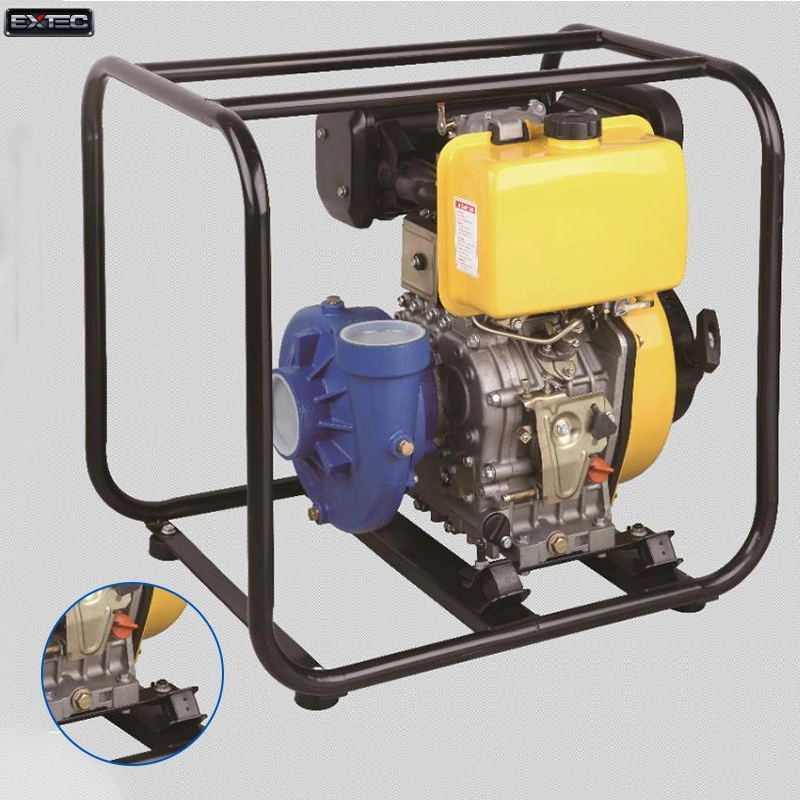 Extec Dtt40 5.5HP Easy Installation Air-Cooled Single-Cylinder Diesel Engine Cast Iron Water Pump