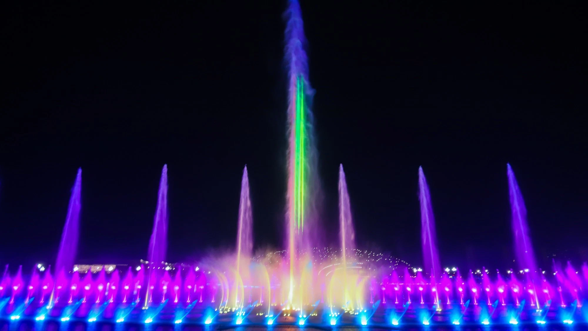 Large Music Dancing Water Show Fountain Outdoor Show with Laser and Light Show Waterfall